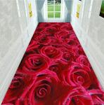 Coil Crystal Velvet Custom Commercial Floor Mat For Entrance Corridor Stairway