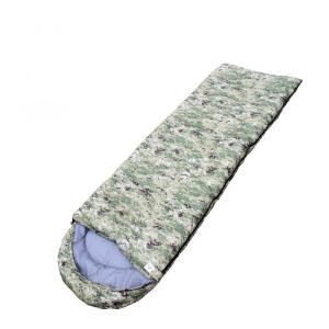 Quality Waterproof 200GSM Hollowfiber Mountain Sleeping Bags Camouflage Envelope Design wholesale