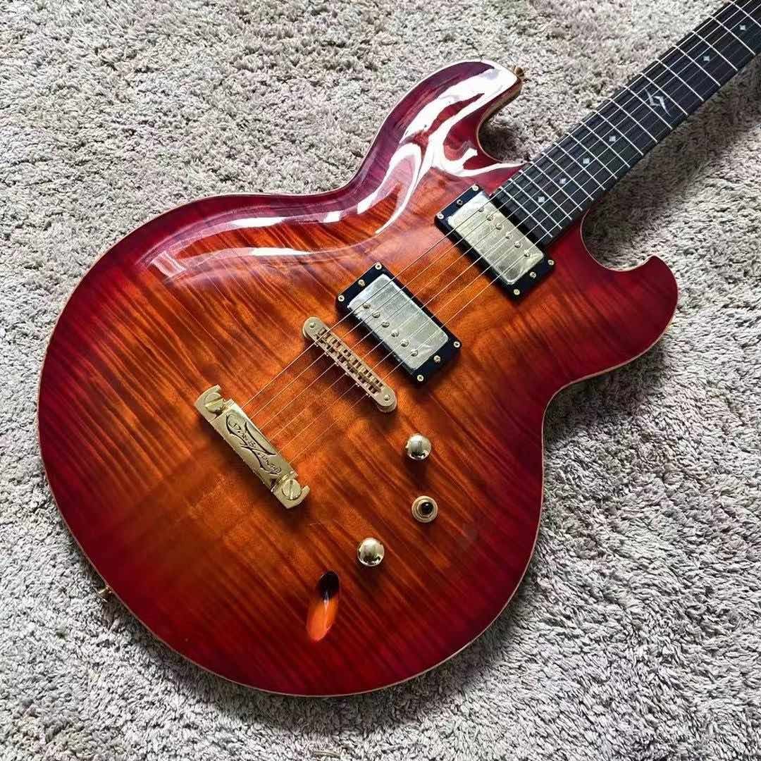 D-B-Z Electric Guitar Tiger Maple Top with Original Hardwares