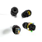 IP68 Waterproof Power Connector 5 Pin Male Female Plug