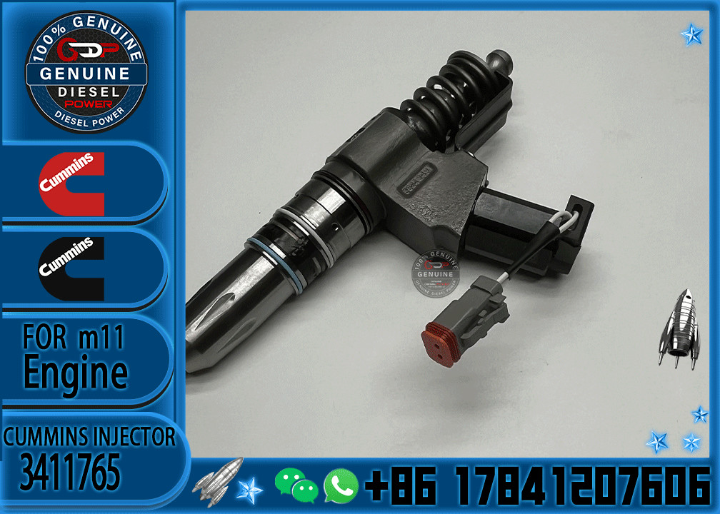 New Genuine Cummin s Fuel Injector 3411691/3411765/3411766/3411759/3087560/3087733/3083846/30950866 Cummin s N14 Engine