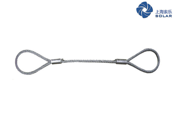 Soft Eye 6x36 Wire Rope Lifting Slings Mechanically Spliced