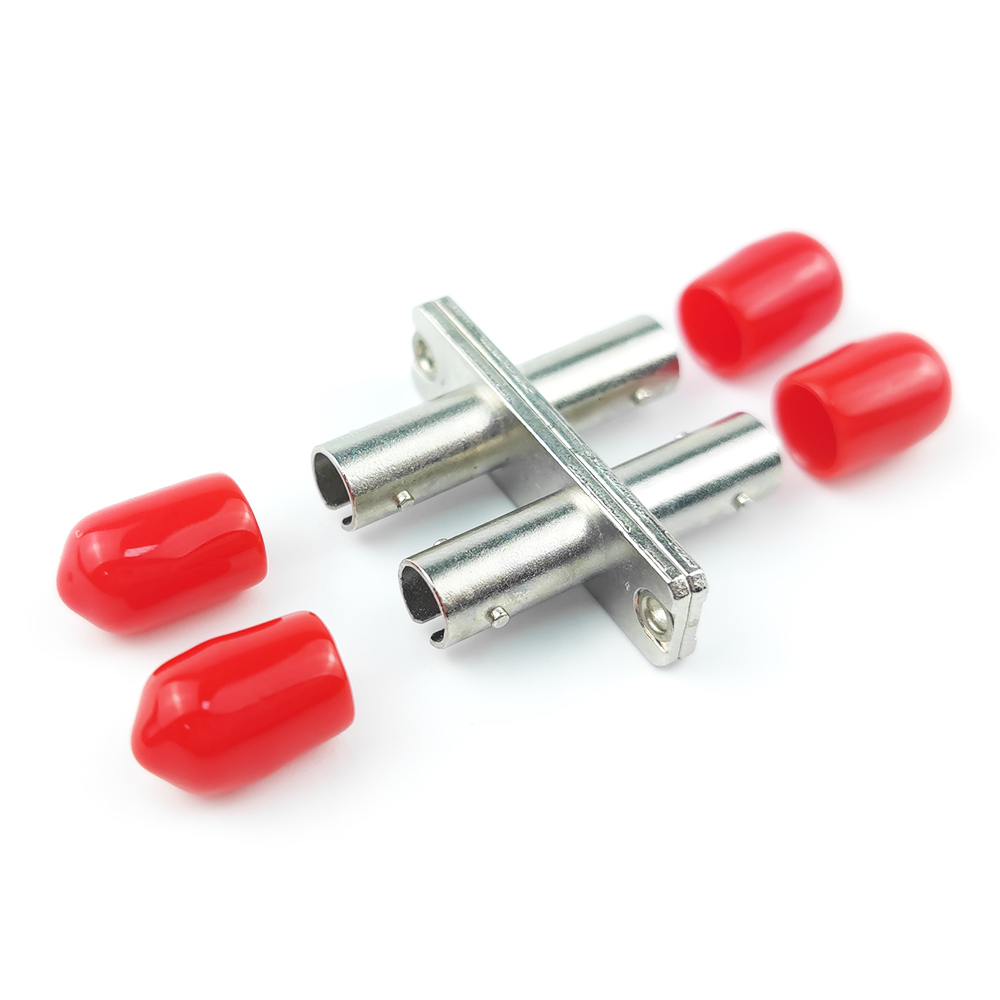 FTTH Applications Simplex ST APC Optic Fiber Adapter Coupler with Rectangular Feature