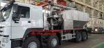 Special Purpose Truck 15ton ANFO Truck Borehole Charging Speed 200-450kg / Min