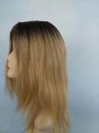 10 Inches 5A Brazilian Human Hair Kosher Wig Dark Root ,Brazilian Human Hair Wig