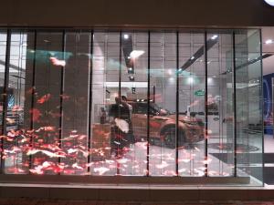 Quality Aluminum Cabinet G3.91-7.82 Transparent LED Screen for End Advertising wholesale