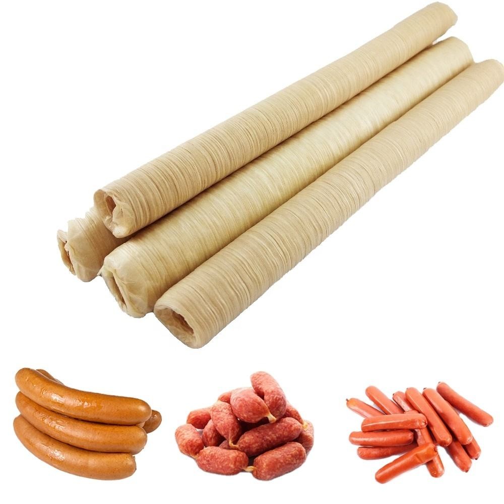 Edible Collagen plastic Sausage Casings 20mm