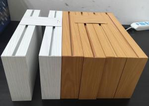 Quality Easy Installation Commercial Ceiling Tiles White Profile Linear Metal Baffle Ceiling wholesale
