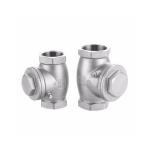Stainless Steel NPT Threaded Swing Check Valve 200wog for Normal Temperature Fob
