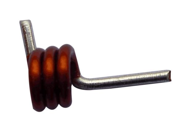 High Q Formed Shaped Heteromorphic Red Copper Air Core Coil Fixed Inductors 3