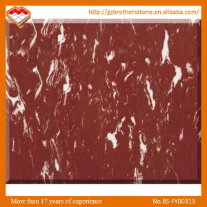 Quality Natural Countertop Rosso Levanto Marble Slab Heat Resistant wholesale