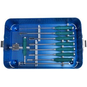 Quality Orthopedic Peek Cervical Cage Bone Spinal Instrument Set wholesale