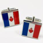 Metal Plating Mens Personalised Cufflinks , Mens Designer Cufflinks