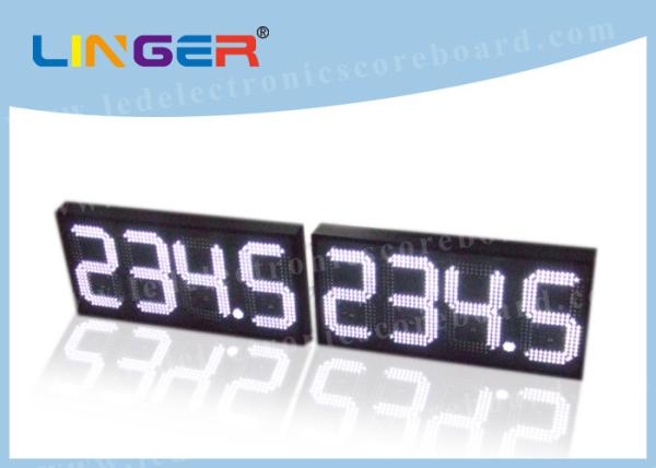 12 Inch Digits Led Gas Station Signs , Gas Station Led Signs Double Sides 3