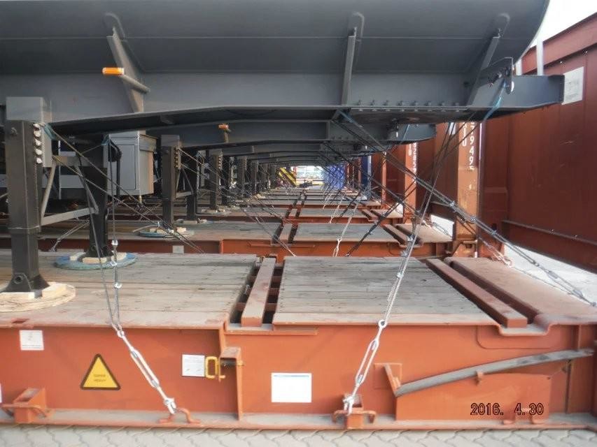 Tri Axle Stainless Steel Tank Semi Trailer For Palm Oil / Crude Fuel / Petrol Oil Delivery