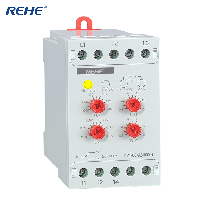 DV1-06 Voltage Relay Three Phase Failure Relay Voltage Device