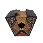 Kraft Packaging Cardboard Paper Box Recyclable With Gold Foil