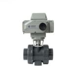 DN50 High Temperature Double Union Ball Valve PVC Corrosion Resistant