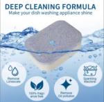 Powerful Oil Stains Dishwasher Solid Detergent Tablets 50 Pcs