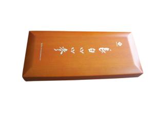 Quality Maple wood orange standard painting wood tea box wholesale