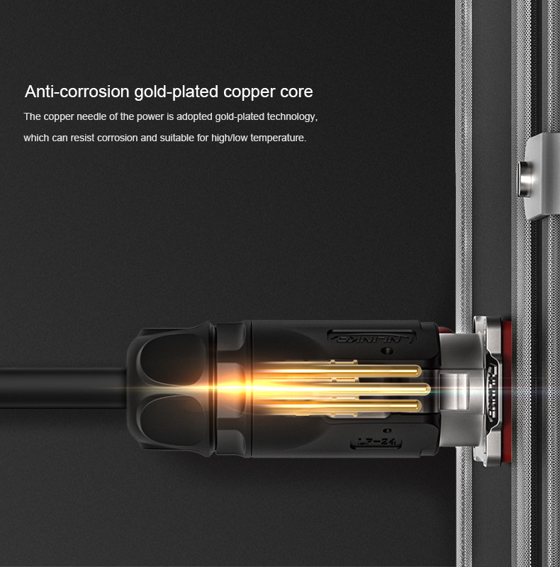 2018 New Products Multicore XLR Female Plug and Male Socket 3 Pin Wire Connector for Medical Equipment and LED Lighting