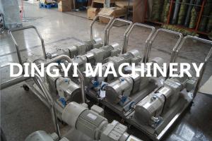 Quality Chocolate Cam Sanitary Rotary Lobe Pump 2 Rotating Rotors Transfer Stiff Material wholesale
