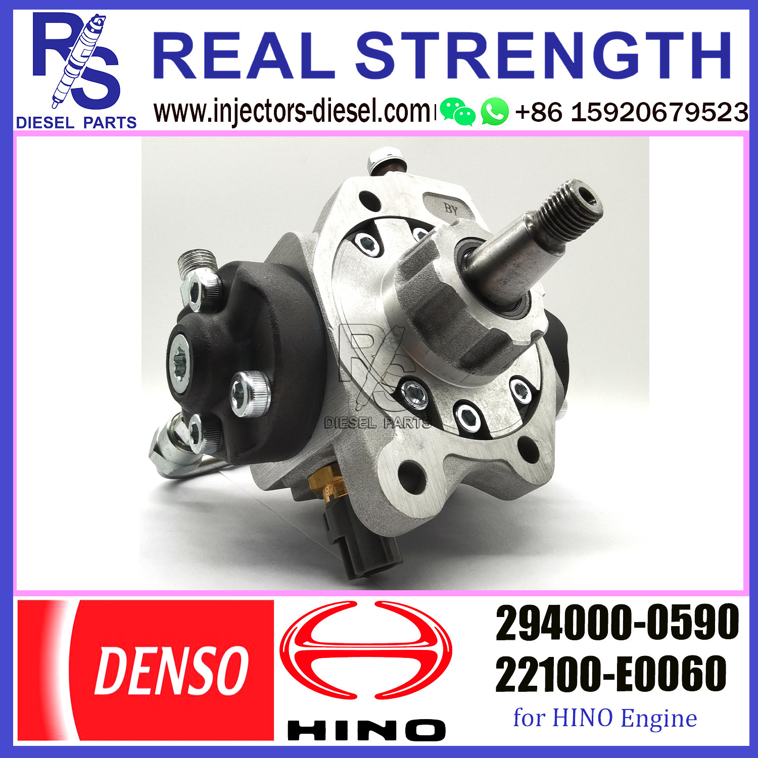 DENSO pump Diesel Engine Fuel Pump Assembly 294000-0590 22100-E0060 22100-E0067 FOR HINO N04C ENGINE