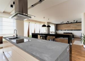 Quality Stain Resist Quartz Stone Top Grey Quartz Kitchen Worktops Eco Friendly wholesale