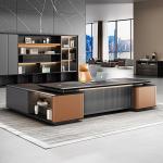 Modern Large Executive Wooden Furniture with Drawers and ISO9001/ISO14001
