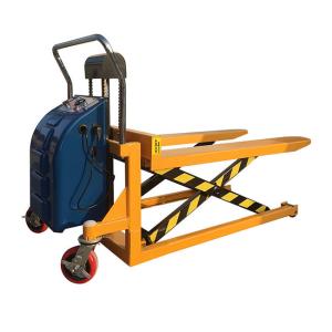 Quality 2200LBS Electric Hydraulic Scissor Skid Jack Lifter 1150mm Fork Length wholesale