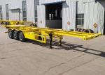 1310mm Wheel Base Steel 2/3 Axles 30 Ton Skeleton Semi Trailer For Worldwide