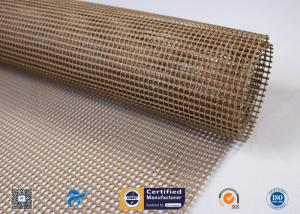 Quality Non-Stick PTFE Coated Fiberglass Open Mesh Conveyor Belt For Food Drying wholesale