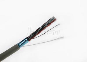 Quality 0.57mm Solid Copper FTP Cat6 Lan Cable Pass Fluke Per link Plenum Rated Cable wholesale