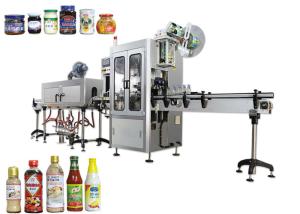 Quality Small Capacity Shrink Sleeve Labeling Machine , Sleeve Applicator Machine For Round Bottle wholesale