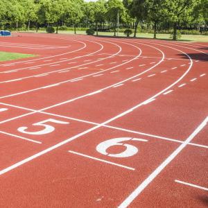 Quality 13mm Thickness Eco Sports Flooring Shock Absorption Synthetic Running Track wholesale