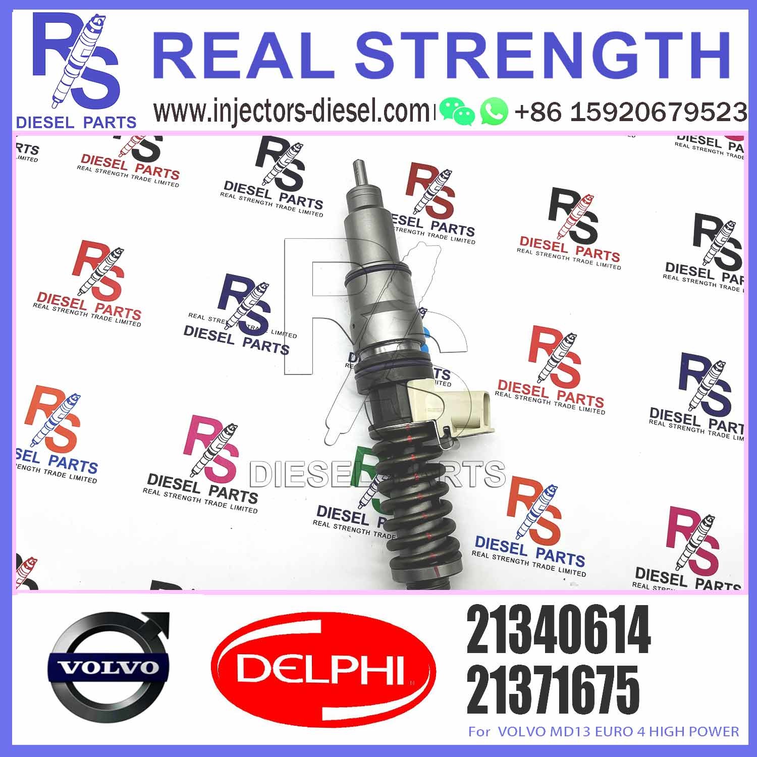 BEBE4D24004 BEBE4D24104 common rail injector 21340614 21371675 injector for For V-O-L-V FH12 FM480 FM520 For Renualt truck