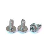 410 Stainless Steel Taptite Screw , Hex Washer Head Phillips Drive Taptite