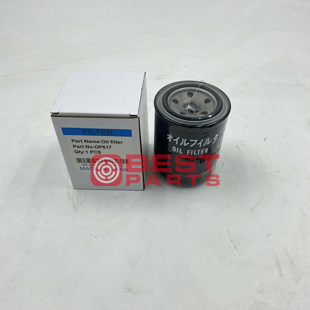 Excavator Engine Spare Parts Auto Engine Parts Oil Filter Element OP617 For Cars