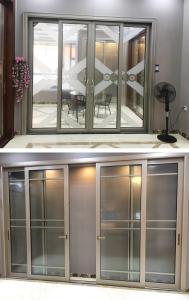 Quality Weatherproof Aluminum Sliding Door Double Glazing Sound Insulation wholesale