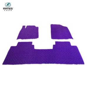 Quality 5d Purple Personalized Car Mats Disposable Non Skid 12 Colors For Car Decor wholesale