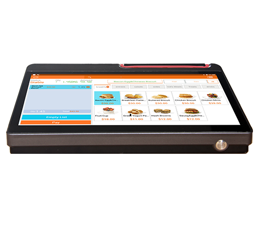 Black 2GB RAM 32GB ROM Supermarket Cash Collector for POS Machine Built-in 80mm Printer