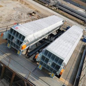 Quality Hydraulic Operatio Screw Press Wastewater Treatment 1250x1250 Plate Size wholesale