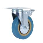 Installation Height 103mm/128mm/155mm Shock Absorbing Caster Wheel Spring Loaded