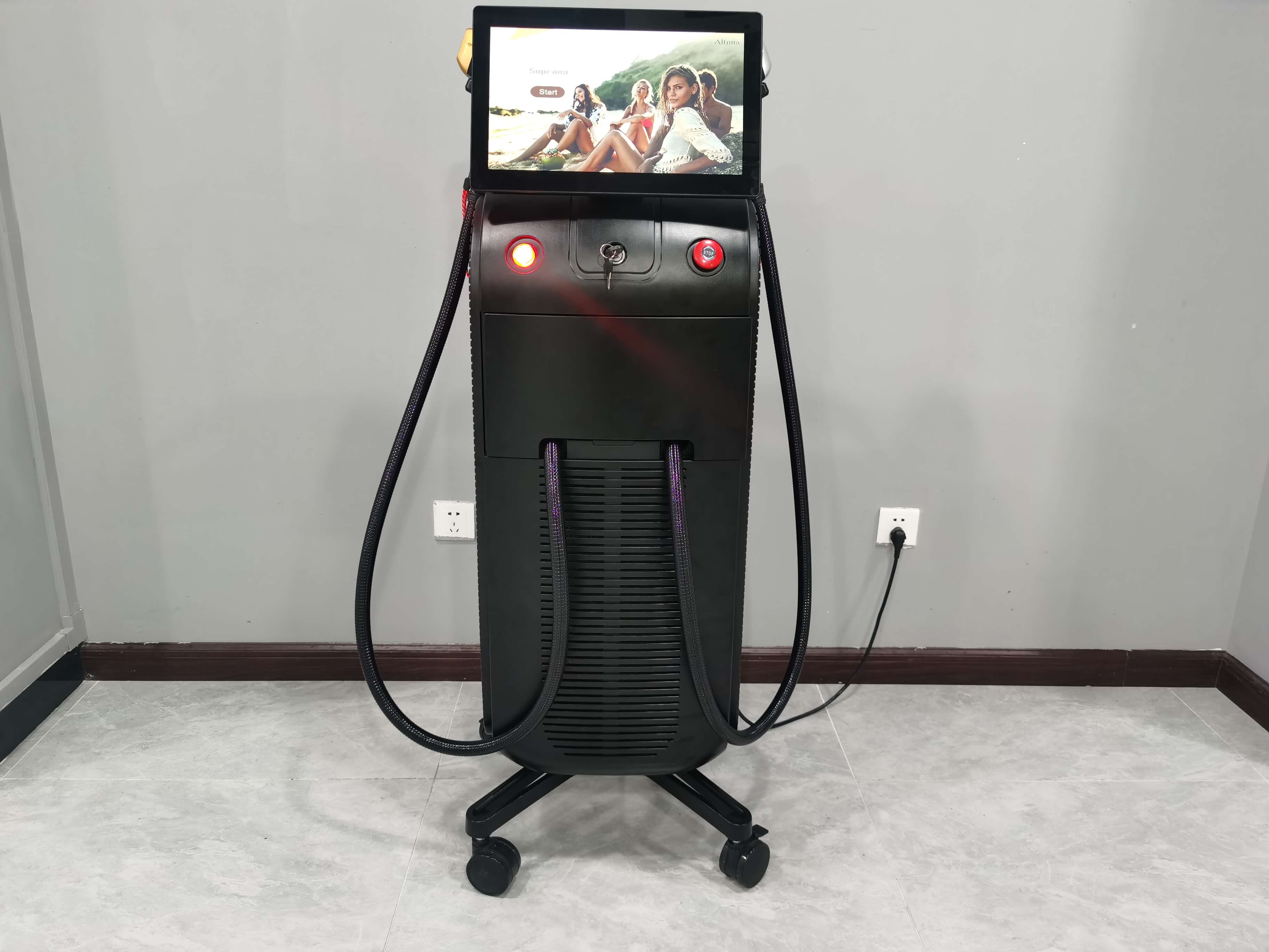 Ice Platinum 755 808 1064 nm Titanium Laser Beauty Equipment Triple Diode Laser IPL Hair Removal Machines