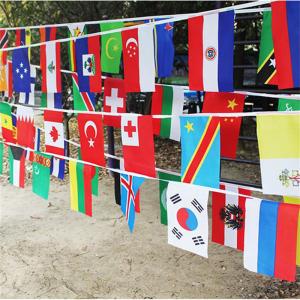 Quality Custom Outdoor Bunting Flag Decor 100% Polyester For Decoration wholesale