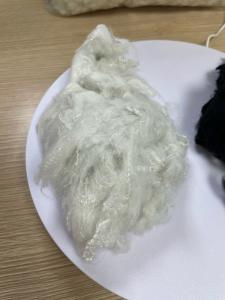 Quality Polyester Staple Fiber 0.7D×32mm, Melting Point Of 110-260°C Synthetic Textile Fiber wholesale