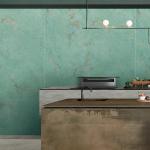 Vintage Character Rustic Patina Sintered Stone Tile 1000*3000mm 3mm Thick Wall