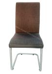 Fabric Upholstered Stainless Dining Chair Livingroom Chair Leisure Chair