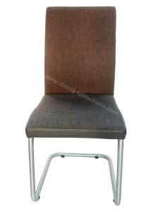 Quality Fabric Upholstered Stainless Dining Chair Livingroom Chair Leisure Chair wholesale