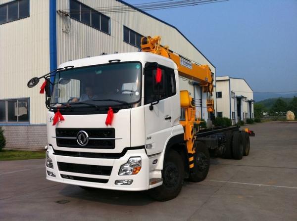 Dongfeng 6x4 10 wheels LHD, RHD Truck Mounted Crane with Capacity 10ton for Sale